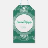 Nice Love Green Sticker Geschenkanhänger (Vorderseite)