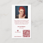 Nice Meeting You - Life Coach Company Visitenkarte (Rückseite)