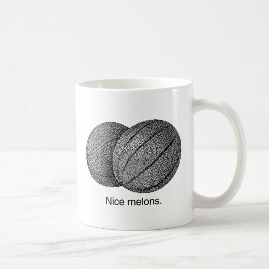 NICE MELONS -.png Kaffeetasse (Rechts)