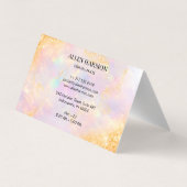 Nice Minimal Custom Family Name | 5-Minute Edit Visitenkarten (Rückseite)