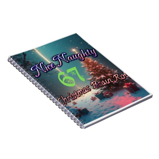 Nice Naughty 67 Christmas Brain Rot Notizblock (Rechte Seite)