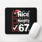 Nice Naughty 67 Christmas Costume 67 Meme Men Wome Mousepad (Mit Mouse)