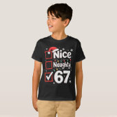 Nice Naughty 67 Christmas Costume 67 Meme Men Wome T-Shirt (Vorne ganz)