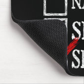 Nice Naughty 67 Christmas Funny Meme Six Seven Mousepad (Ecke)