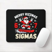 Nice Naughty 67 Funny 6-7 Meme Slang Christmas Mousepad (Mit Mouse)