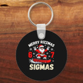 Nice Naughty 67 Funny 6-7 Meme Slang Christmas Schlüsselanhänger (Vorderseite)