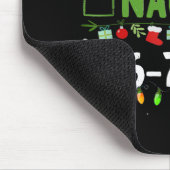 Nice Naughty 67 Six Seven Funny Christmas 6 7 Meme Mousepad (Ecke)