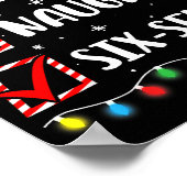 Nice Naughty 67 Six Seven Funny Christmas 6 7 Meme Poster (Ecke)