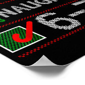 Nice Naughty 6 7 Meme 67 Christmas Six Seven Sweat Poster (Ecke)