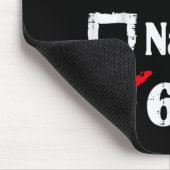 Nice Naughty 6 7 Meme 67 Christmas Six Seven Xmas  Mousepad (Ecke)