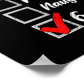 Nice Naughty 6 7 Meme 6 7 Christmas Six Seven Xmas Poster (Ecke)