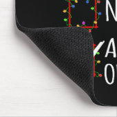 Nice Naughty A Bit Of Both Christmas List Santa Cl Mousepad (Ecke)