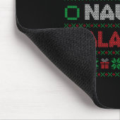 Nice Naughty Alarcon Weihnachtsliste Ugy Mousepad (Ecke)
