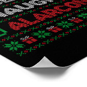 Nice Naughty Alarcon Weihnachtsliste Ugy Poster (Ecke)