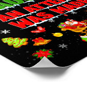 Nice Naughty An Attempt Was Made Christmas Xmas Me Poster (Ecke)