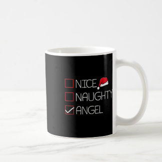 Nice Naughty Angel Christmas Pajama Funny Spaß X- Kaffeetasse