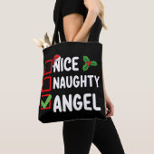 Nice Naughty Angel Weihnachtsfamilie Tasche (Von Nahem)