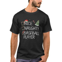 Nice Naughty Baseball Player Weihnachtsmann
