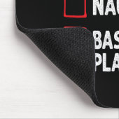 Nice Naughty Basketball Player Boys Weihnachtsmänn Mousepad (Ecke)