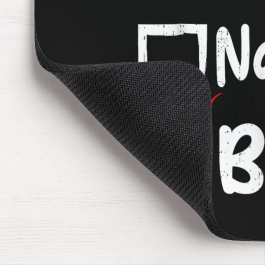 Nice Naughty Bruh Boys Funny Christmas List Family Mousepad (Ecke)