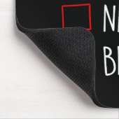 Nice Naughty Bruh Christmas Family Matching Mousepad (Ecke)