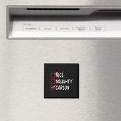Nice Naughty Carson Personalisiert Name Christmas Magnet (In Situ (Geschirrspüler))