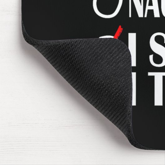 Nice Naughty Christmas Shirt I Swear I Tried Funny Mousepad (Ecke)