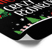 Nice Naughty Crazy Redneck Weihnachten Matching Sa Poster (Ecke)