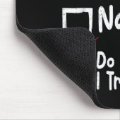 Nice Naughty Do I Look Like I Tried Funny Christma Mousepad (Ecke)