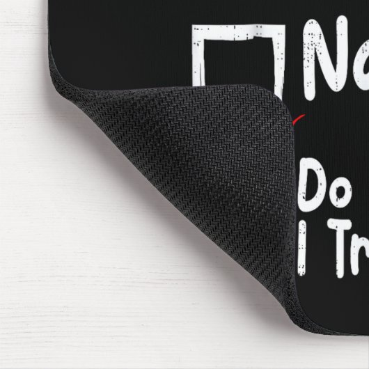 Nice Naughty Do I Look Like I Tried Funny Christma Mousepad (Ecke)