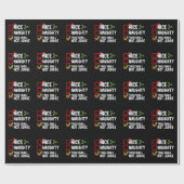 Nice Naughty, du sollst die Weihnachtsliste nicht  Geschenkpapier (Flach)