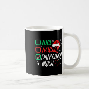 Nice Naughty Emergency Nurgency Weihnachtsliste Er Kaffeetasse
