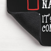 Nice Naughty Es ist kompliziert Funny Weihnachten Mousepad (Ecke)