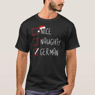 Nice Naughty German Christmas Germany Heritage Roo T-Shirt