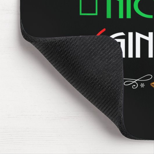 Nice Naughty Ginger Group Matching Christmas Mousepad (Ecke)