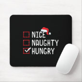 Nice Naughty Hungerliste Mousepad (Mit Mouse)