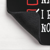Nice Naughty I bedaure Nichts Funny Weihnachten We Mousepad (Ecke)