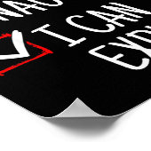 Nice Naughty I Can Explain Funny Christmas Poster (Ecke)