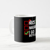 Nice Naughty I go Beide Arten Weihnachtskalender U Kaffeetasse (Vorderseite Links)