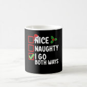Nice Naughty I go Beide Arten Weihnachtskalender U Kaffeetasse (Mittel)