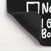 Nice Naughty I Go Both Ways Funny Christmas List F Mousepad (Ecke)