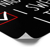 Nice Naughty I Swear I Tried Christmas Family Matc Poster (Ecke)