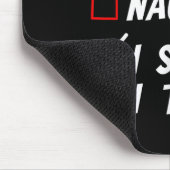 Nice Naughty I Swear I Tried Christmas Family Xmas Mousepad (Ecke)