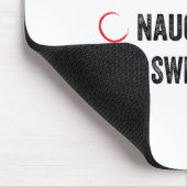 Nice Naughty I Swear I Tried Christmas List Xmas S Mousepad (Ecke)