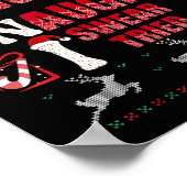 Nice Naughty I Swear I Tried List Xmas Lover Chris Poster (Ecke)