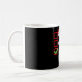 Nice Naughty I Sweet I Tried Christmas List Kaffeetasse (Links)