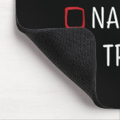 Nice Naughty I Tried Christmas List Funny Xmas Fam Mousepad (Ecke)