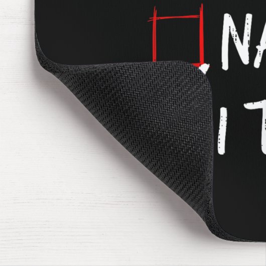 Nice Naughty I Tried Christmas List Santa Costume Mousepad (Ecke)