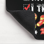 Nice Naughty I Tried Funny Candy Christmas Pajama Mousepad (Ecke)