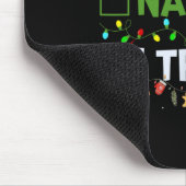 Nice Naughty I Tried Funny Christmas Pjs Familie M Mousepad (Ecke)
